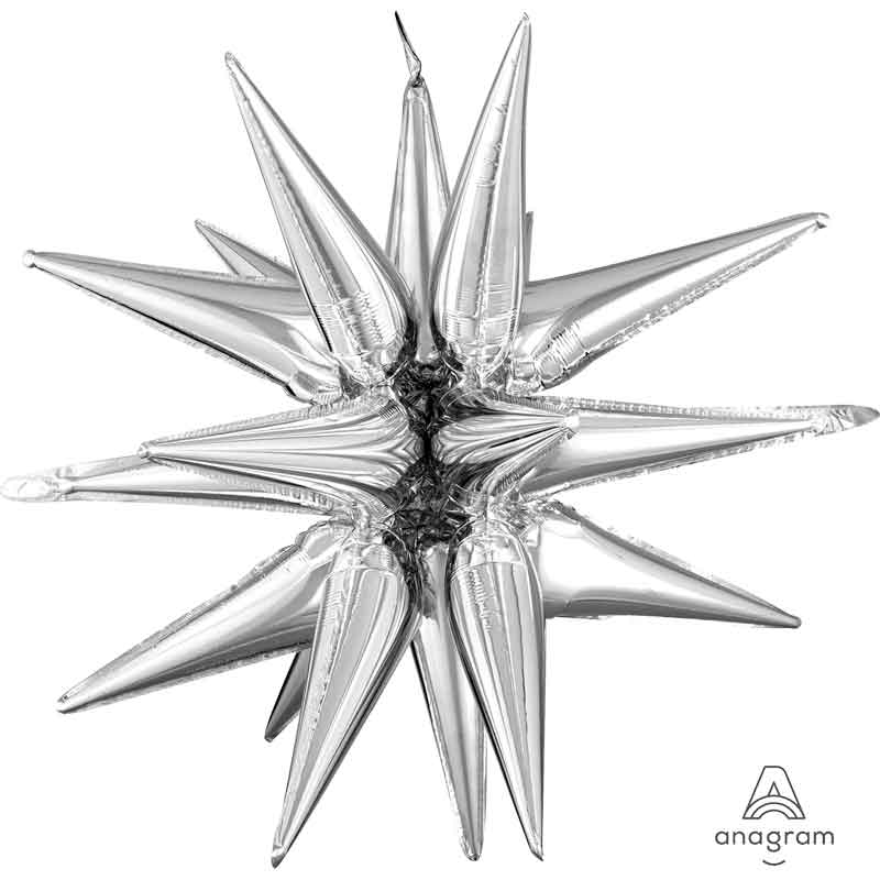 MAGIC STAR SILVER LARGE MULTI FOIL BALLOON