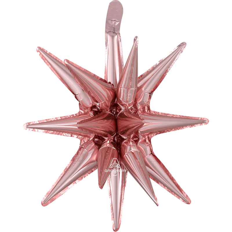MAGIC STAR ROSE GOLD SMALL MULTI FOIL BALLOON