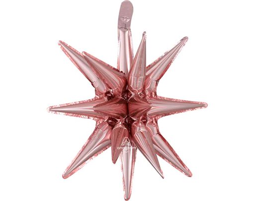 MAGIC STAR ROSE GOLD SMALL MULTI FOIL BALLOON