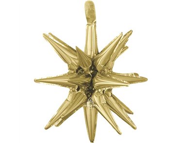 MAGIC STAR WHITE GOLD SMALL MULTI FOIL BALLOON