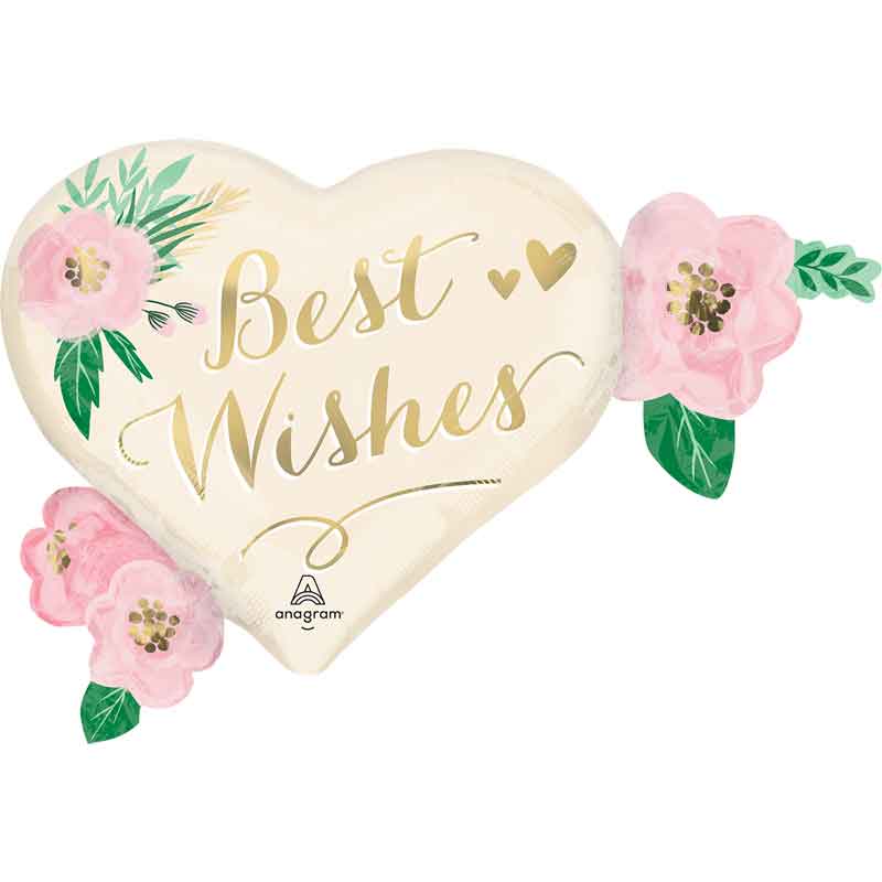 NATURAL WEDDING LARGE SHAPED FOIL BALLOON