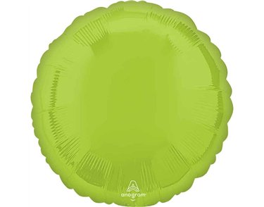 18in VIBRANT GREEN ROUND FOIL BALLOON