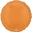 18in VIBRANT ORANGE ROUND FOIL BALLOON