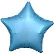 19in METALLIC PEARL PASTEL BLUE STAR SHAPED FOIL BALLOON