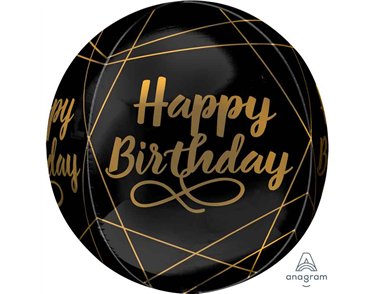 ORBZ ELEGANT BIRTHDAY FOIL BALLOON