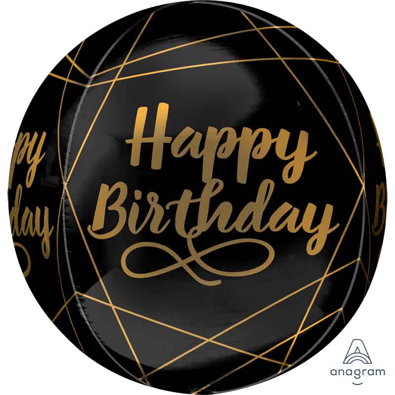 ORBZ ELEGANT BIRTHDAY FOIL BALLOON
