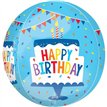 ORBZ HAPPY BIRTHDAY TIERED CAKE FOIL BALLOON