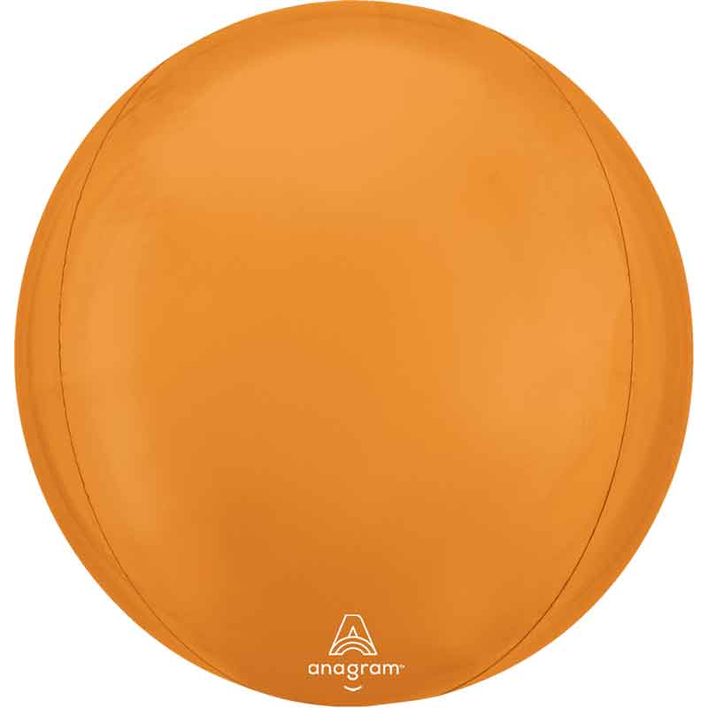ORBZ VIBRANT ORANGE FOIL BALLOON