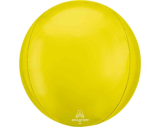 ORBZ VIBRANT YELLOW FOIL BALLOON
