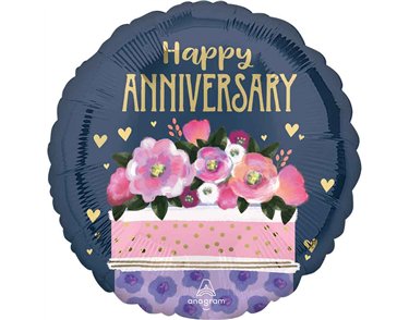 18in ANNIVERSARY CAKE FOIL BALLOON