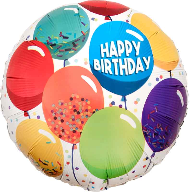 18in BIRTHDAY CELEBRATION FOIL BALLOON