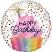 18in CONFETTI SPRINKLE BIRTHDAY FOIL BALLOON
