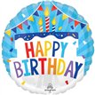 18in HAPPY BIRTHDAY TIERED CAKE FOIL BALLOON