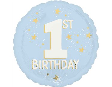 18in LITTLE MISTER ONEDERFUL 1ST BIRTHDAY FOIL BALLOON