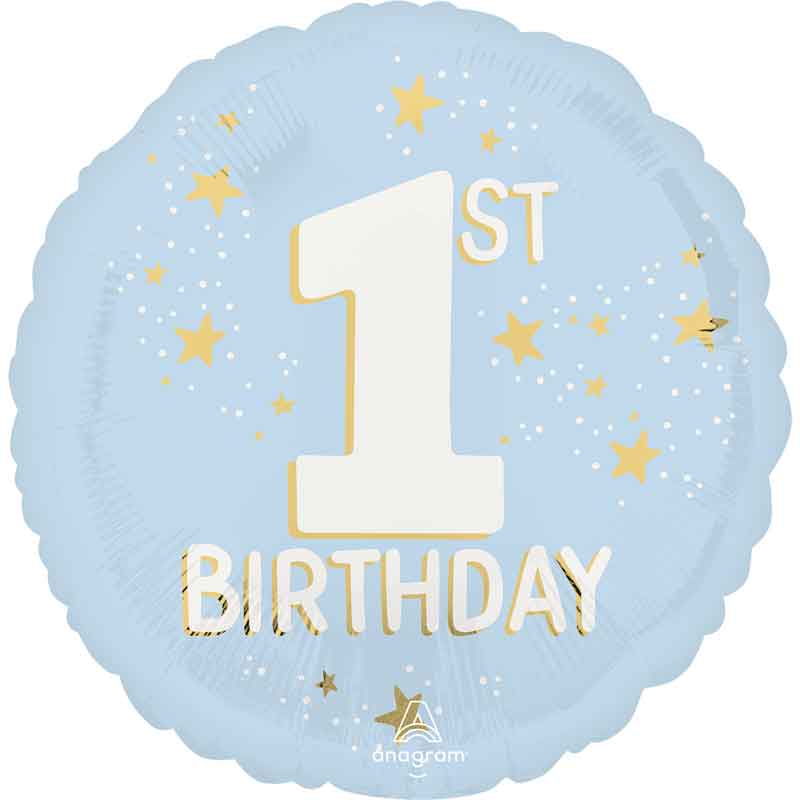 18in LITTLE MISTER ONEDERFUL 1ST BIRTHDAY FOIL BALLOON