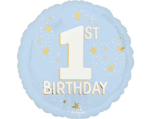 18in LITTLE MISTER ONEDERFUL 1ST BIRTHDAY FOIL BALLOON