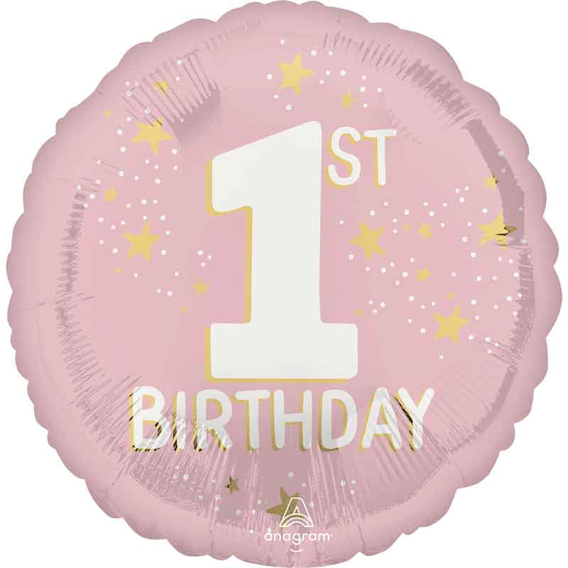 18in LITTLE MISS ONEDERFUL 1ST BIRTHDAY FOIL BALLOON