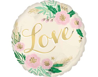 18in NATURAL WEDDING FOIL BALLOON