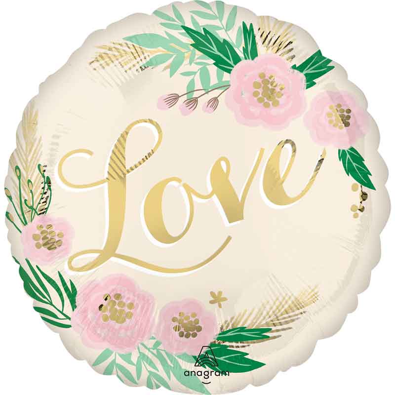18in NATURAL WEDDING FOIL BALLOON
