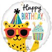 18in PARTY ANIMAL HAPPY BIRTHDAY FOIL BALLOON