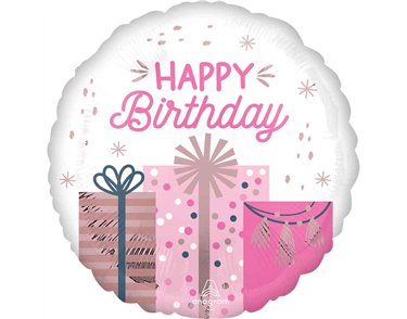 18in PASTEL BIRTHDAY FOIL BALLOON