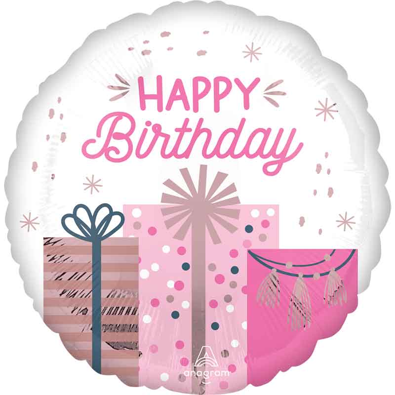 18in PASTEL BIRTHDAY FOIL BALLOON