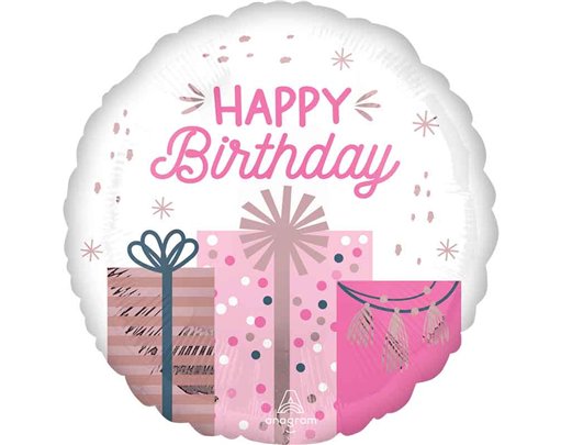 18in PASTEL BIRTHDAY FOIL BALLOON