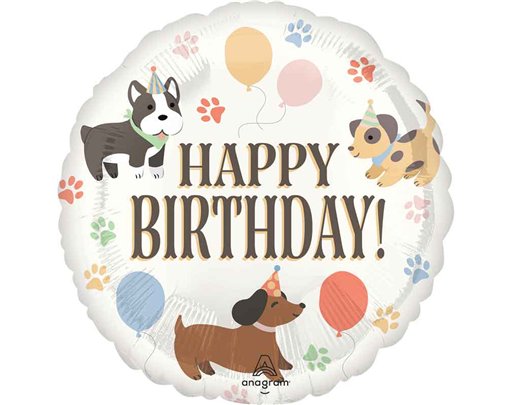 18in PAWSOME PARTY FOIL BALLOON