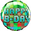 18in PIXEL PARTY FOIL BALLOON
