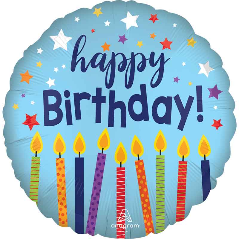 18in HAPPY BIRTHDAY CELEBRATE FOIL BALLOON