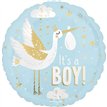 18in SPECIAL DELIVERY BABY BOY FOIL BALLOON