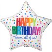 19in HAPPY BIRTHDAY FROM ALL OF US FOIL BALLOON