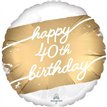 18in GOLDEN AGE 40 FOIL BALLOON