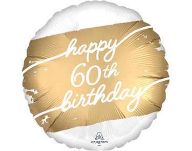 18in GOLDEN AGE 60  FOIL BALLOON