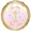 18in GIRL 1ST BIRTHDAY FOIL BALLOON