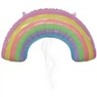 IRIDESCENT PASTEL RAINBOW SHAPED FOIL BALLOON