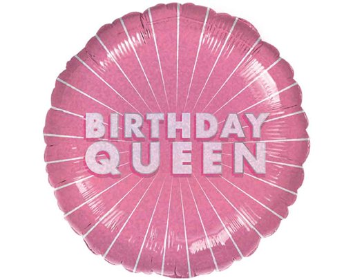 18in BIRTHDAY PINK FOIL BALLOON