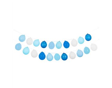 3in1 BLUE BALLOON GARLAND
