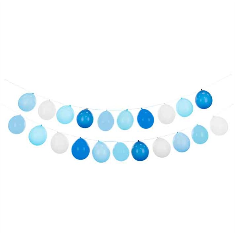 3in1 BLUE BALLOON GARLAND