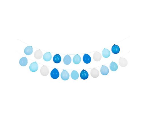 3in1 BLUE BALLOON GARLAND