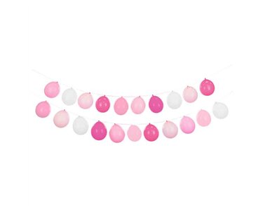 3in1 PINK BALLOON GARLAND
