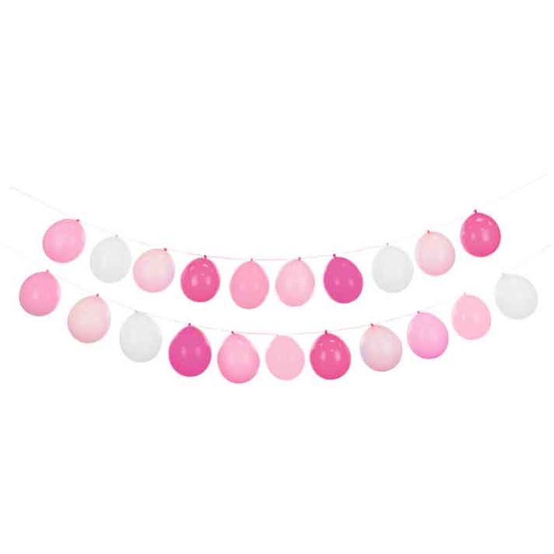 3in1 PINK BALLOON GARLAND