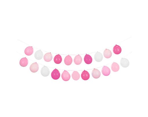 3in1 PINK BALLOON GARLAND