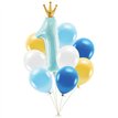 9PC BLUE FIRST BIRTHDAY BALLOON SET