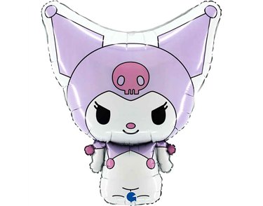 24n KUROMI LILAC FOIL BALLOON