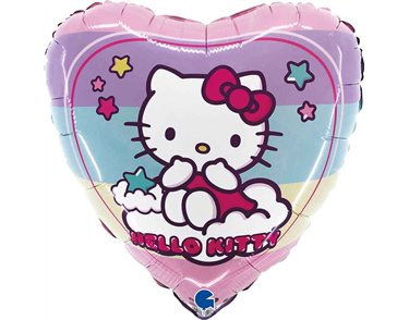 18in HELLO KITTY RAINBOWS FOIL BALLOON