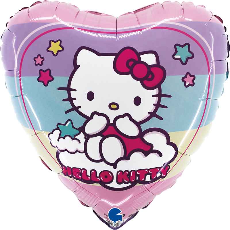 18in HELLO KITTY RAINBOWS FOIL BALLOON