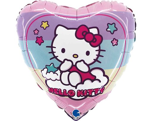 18in HELLO KITTY RAINBOWS FOIL BALLOON