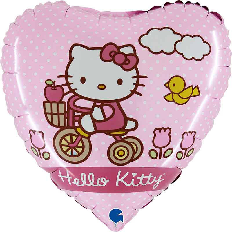 18in HELLO KITTY BIKING FOIL BALLOON