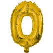 85cm NUMERAL 0 GOLD FOIL BALLOON